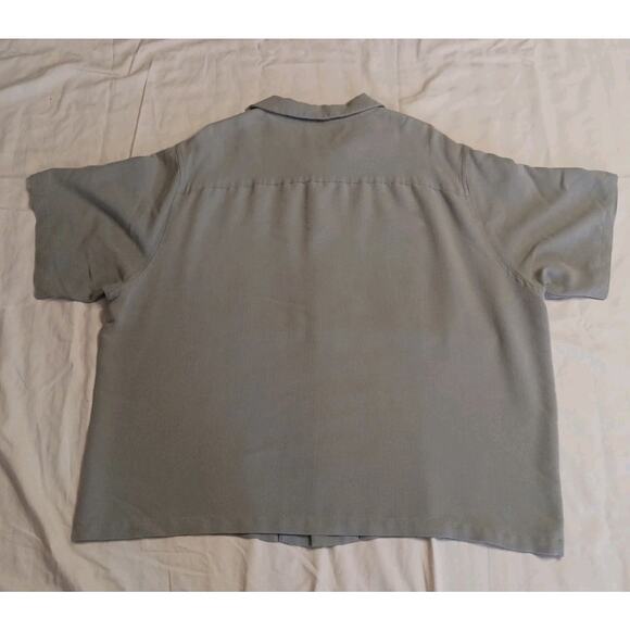 Crazy Horse Claiborne Mens Shirt 2XL Short Sleeve Button Down Collared Green - Picture 7 of 7